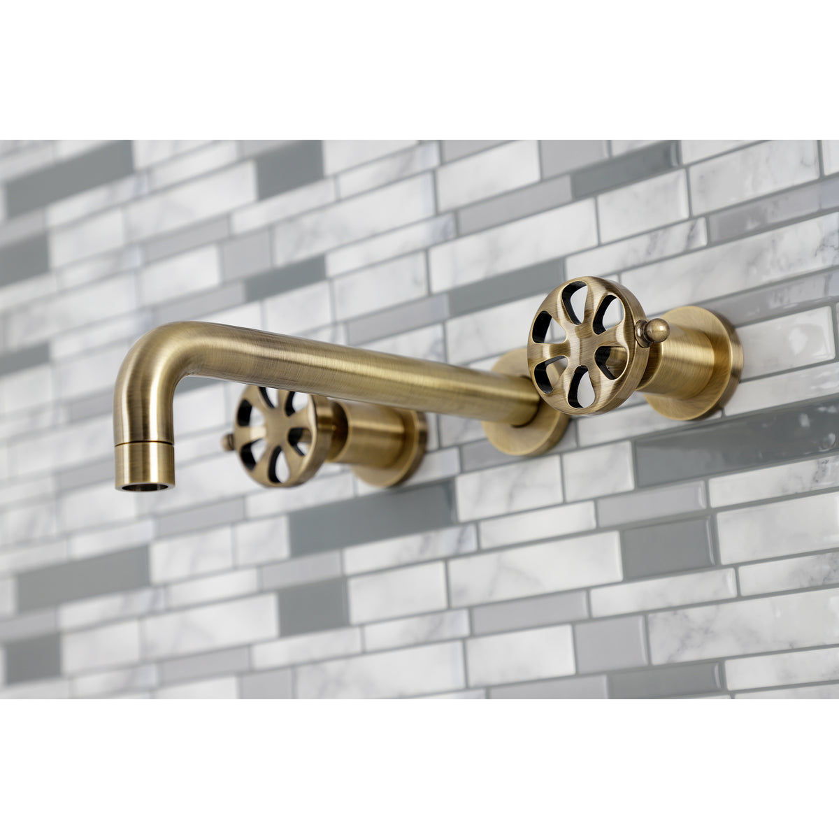 Belknap Two-Handle Wall Mount Tub Faucet