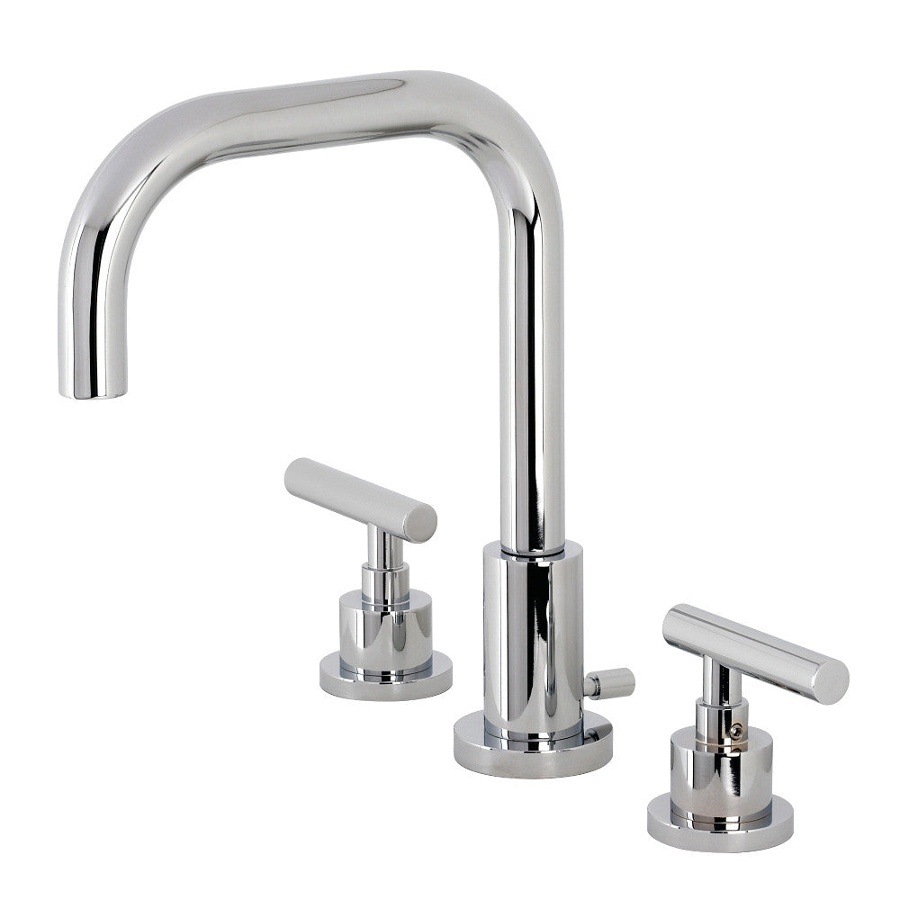 Kingston Brass FSC8939CML Manhattan Widespread Bathroom Faucet with Brass Pop-Up