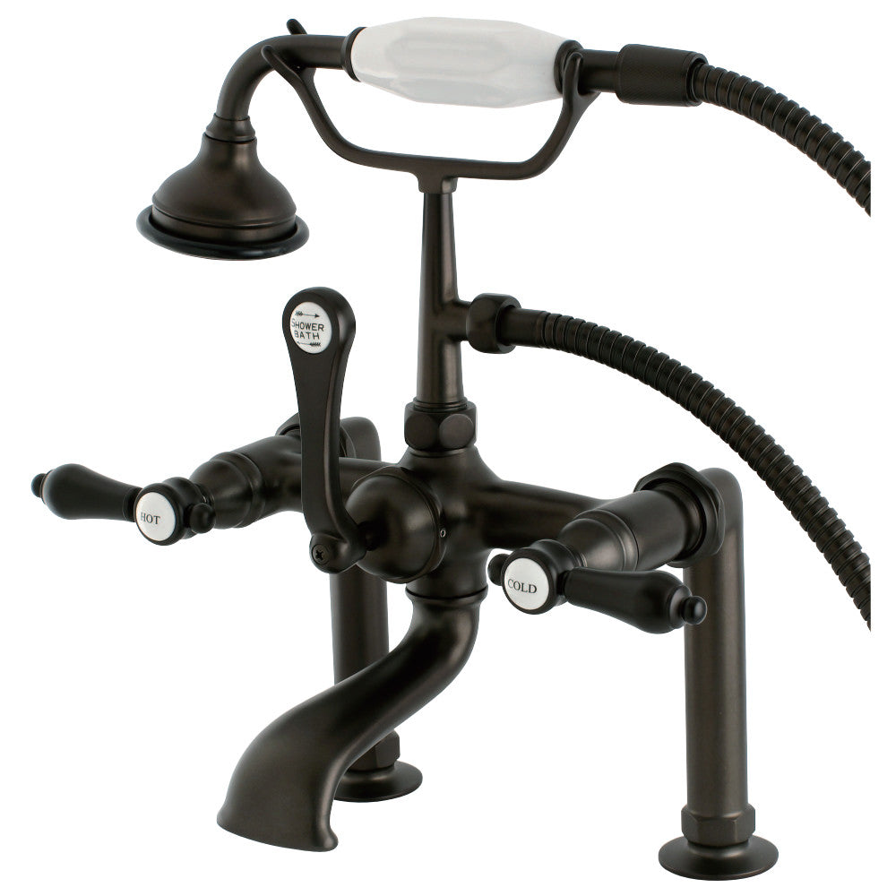 Aqua Vintage Heirloom Deck Mount Clawfoot Tub Faucet
