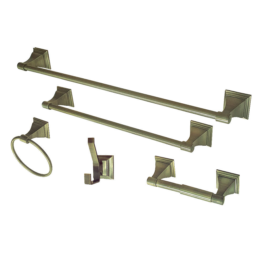 Kingston Brass Monarch 5-Piece Bathroom Accessory Set