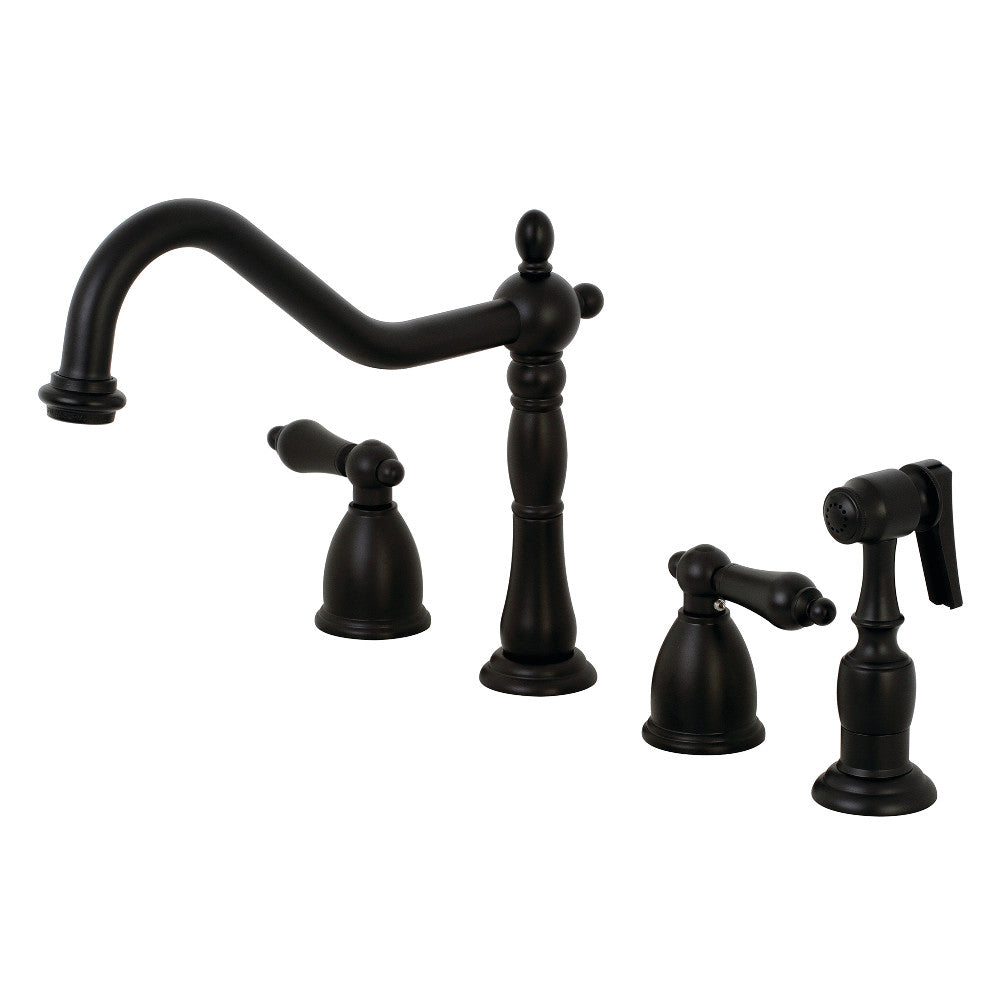 Kingston Brass KB1791ALBS Widespread Kitchen Faucet
