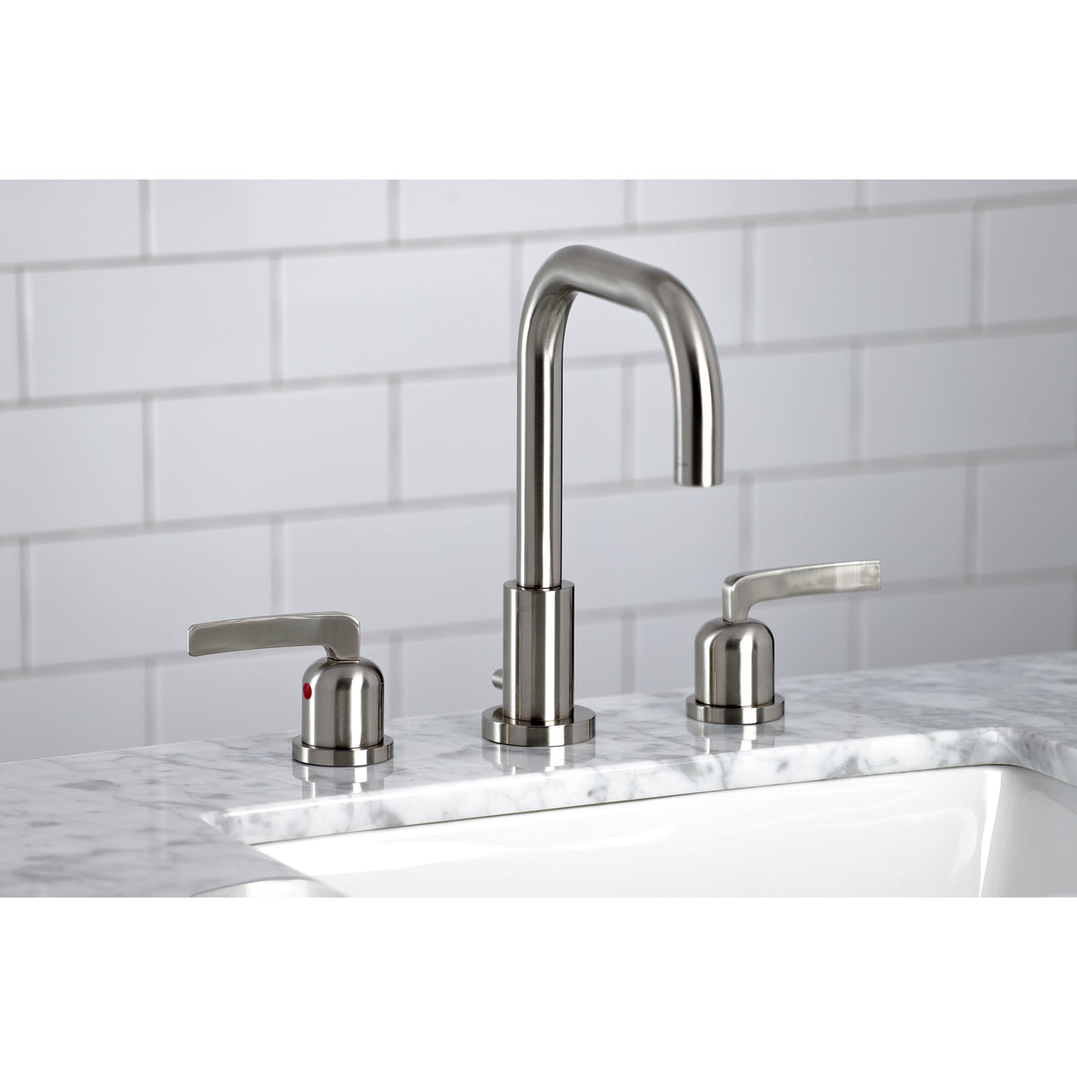 Kingston Brass FSC8931EFL Centurion Widespread Bathroom Faucet with Brass Pop-Up