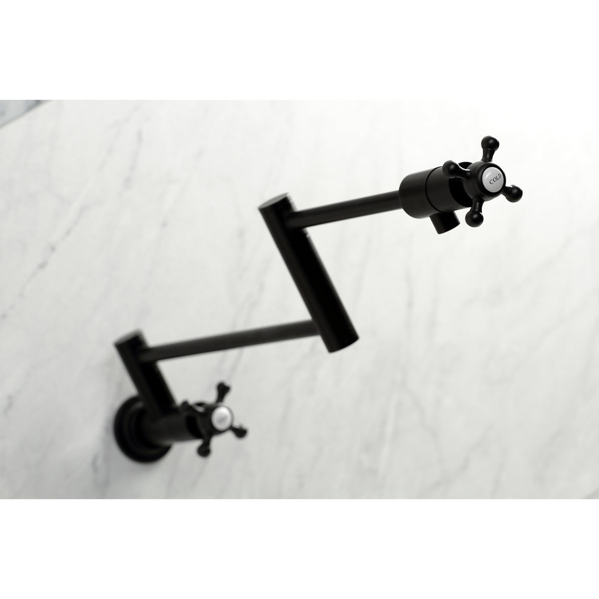 Kingston Brass KS4106BX Metropolitan Wall Mount Pot Filler