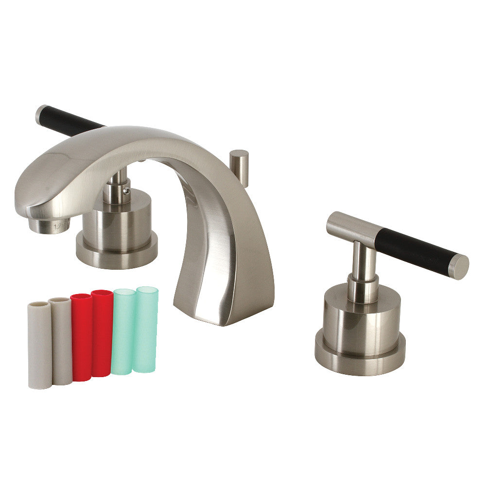Kingston Brass KS4982CKL Kaiser Widespread Bathroom Faucet with Brass Pop-Up