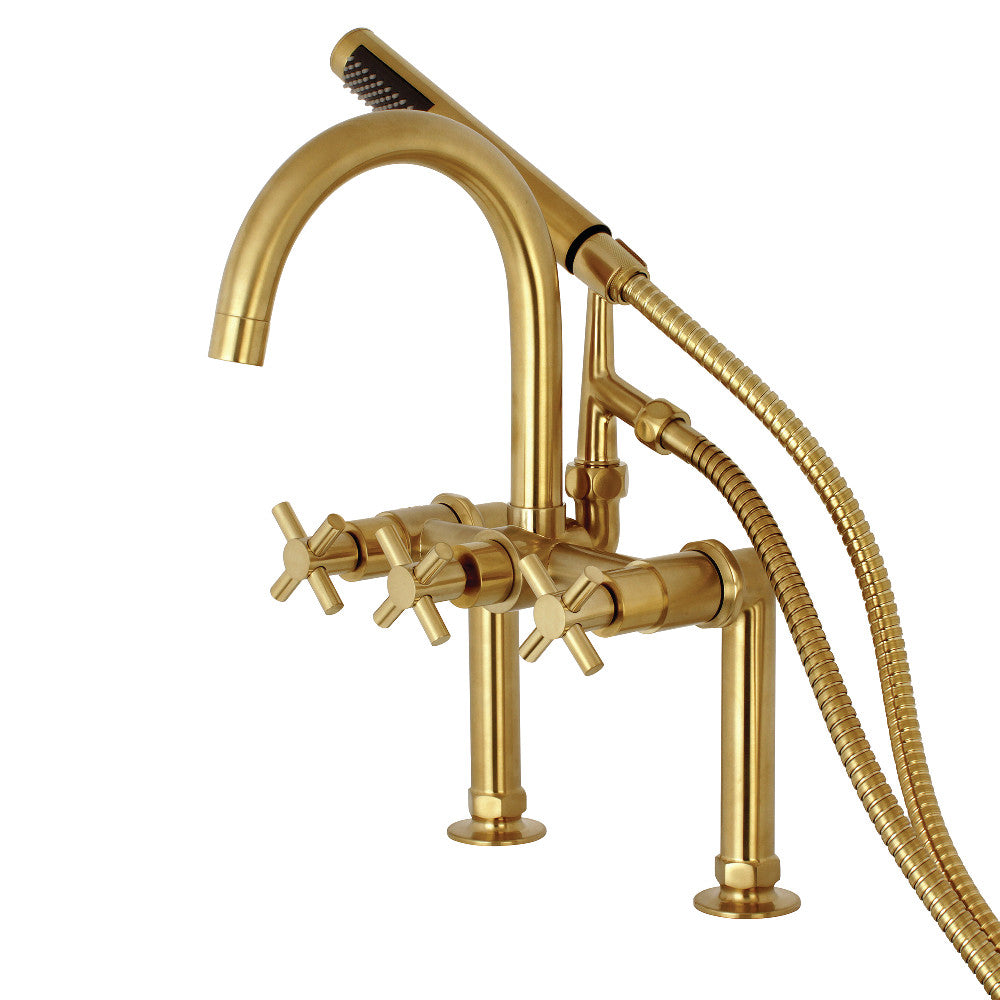 Aqua Vintage Concord 7-Inch Deck Mount Clawfoot Tub Faucet