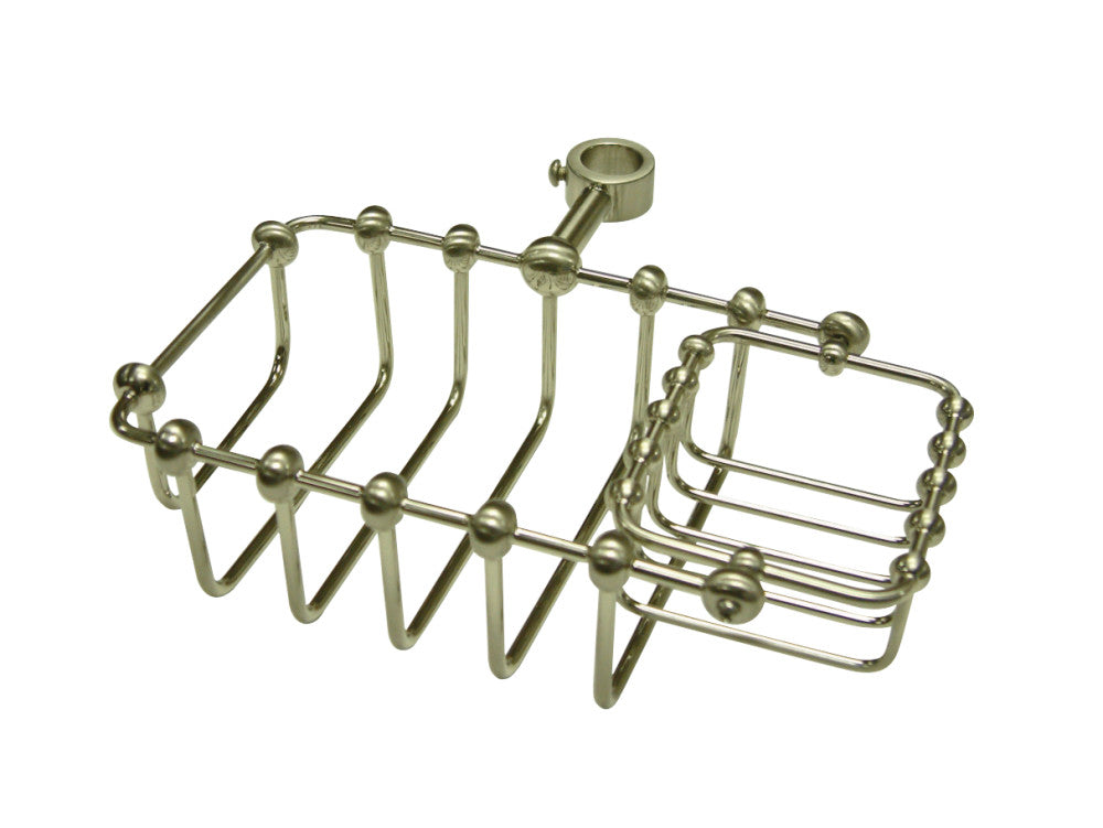 Kingston Brass 7&quot; Riser Mount Soap Basket