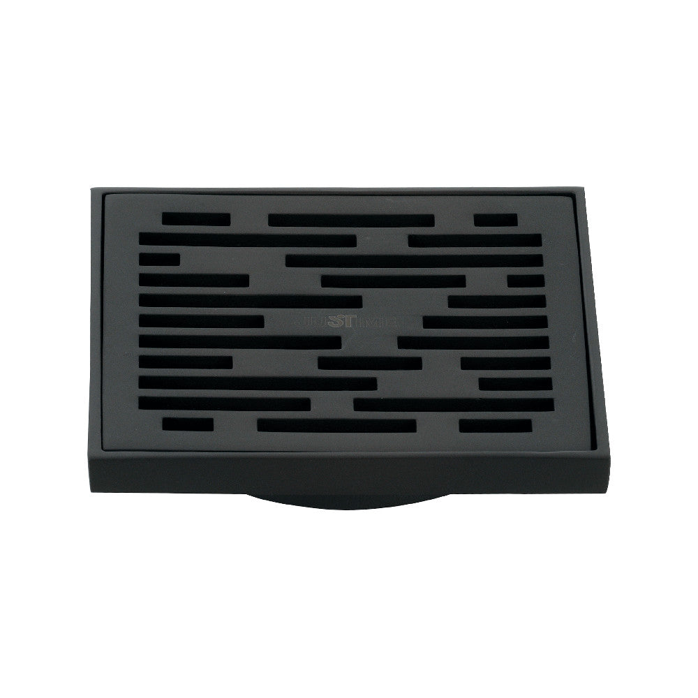 Kingston Brass Watercourse Transit 4&quot; Square Grid Shower Drain