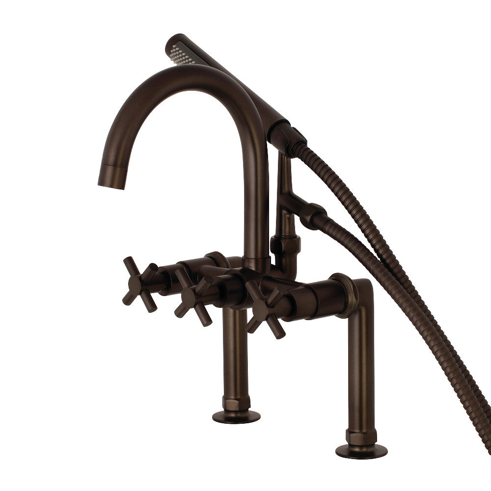 Aqua Vintage Concord 7-Inch Deck Mount Clawfoot Tub Faucet