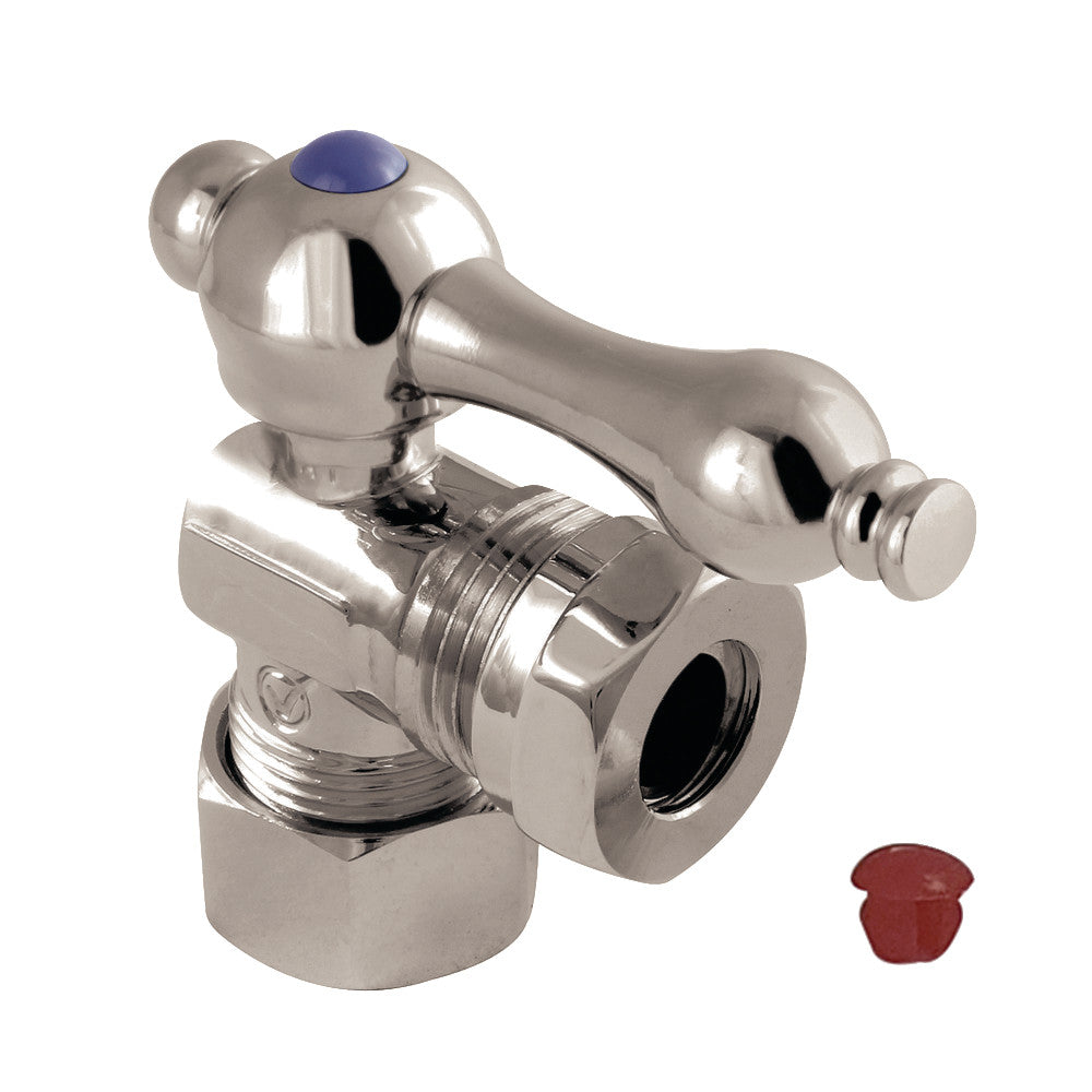 Kingston Brass 5/8&quot; OD Comp X 1/2&quot; or 7/16&quot; Slip Joint Angle Stop Valve