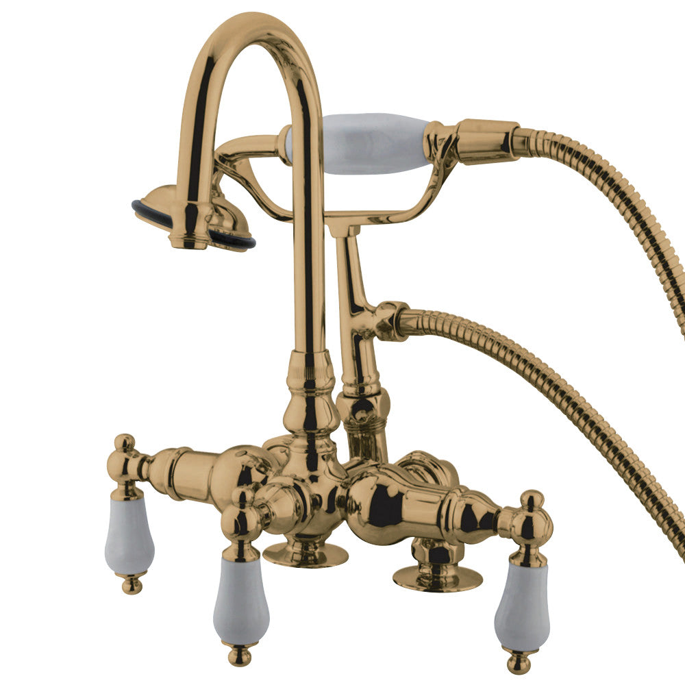 Vintage 3-3/8-Inch Deck Mount Tub Faucet