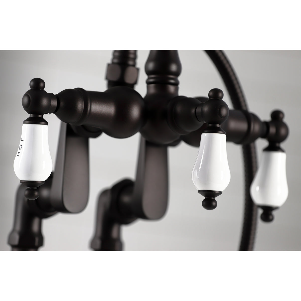 Vintage Clawfoot Tub Faucet with Hand Shower