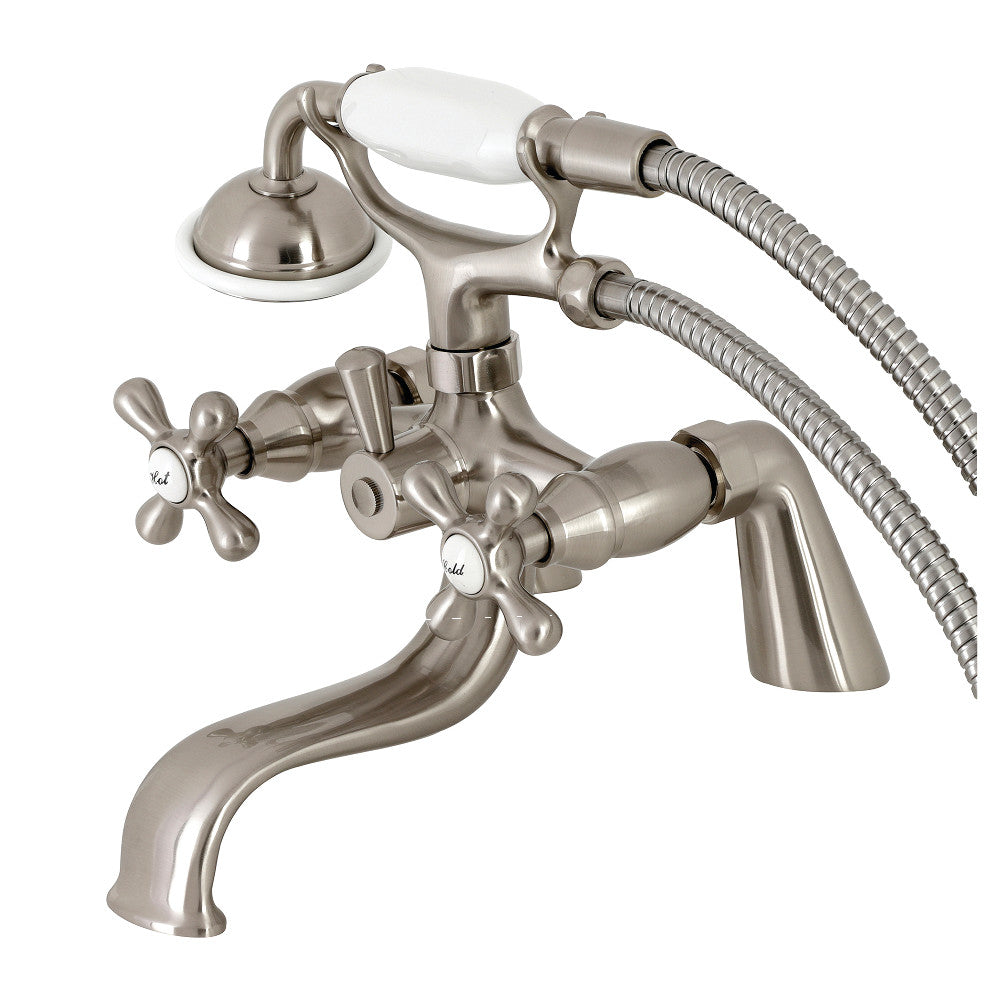Kingston Deck Mount Clawfoot Tub Faucet with Hand Shower