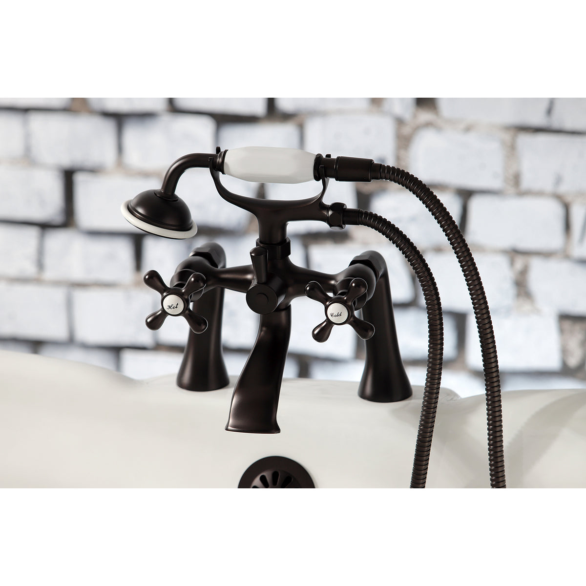 Kingston Clawfoot Tub Faucet with Hand Shower