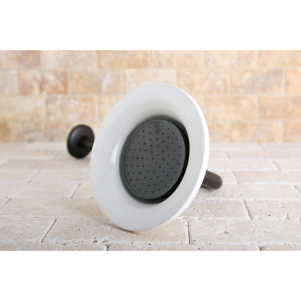 Victorian Sunflower Showerhead with 12&quot; Shower Arm Combo