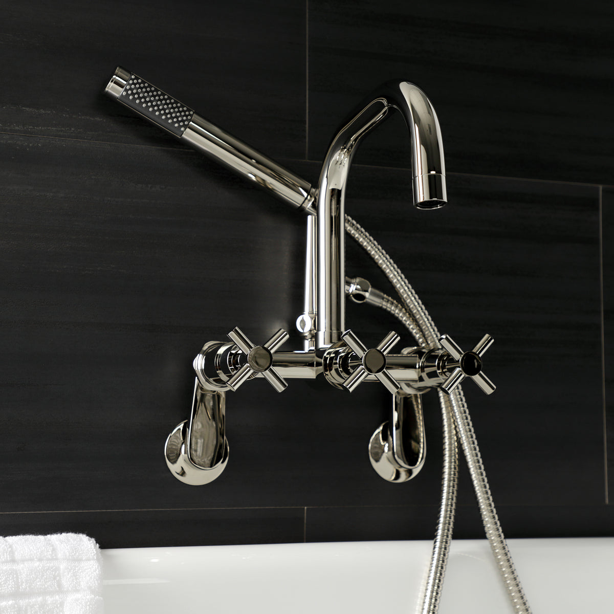 Aqua Vintage Concord Wall Mount Clawfoot Tub Faucet