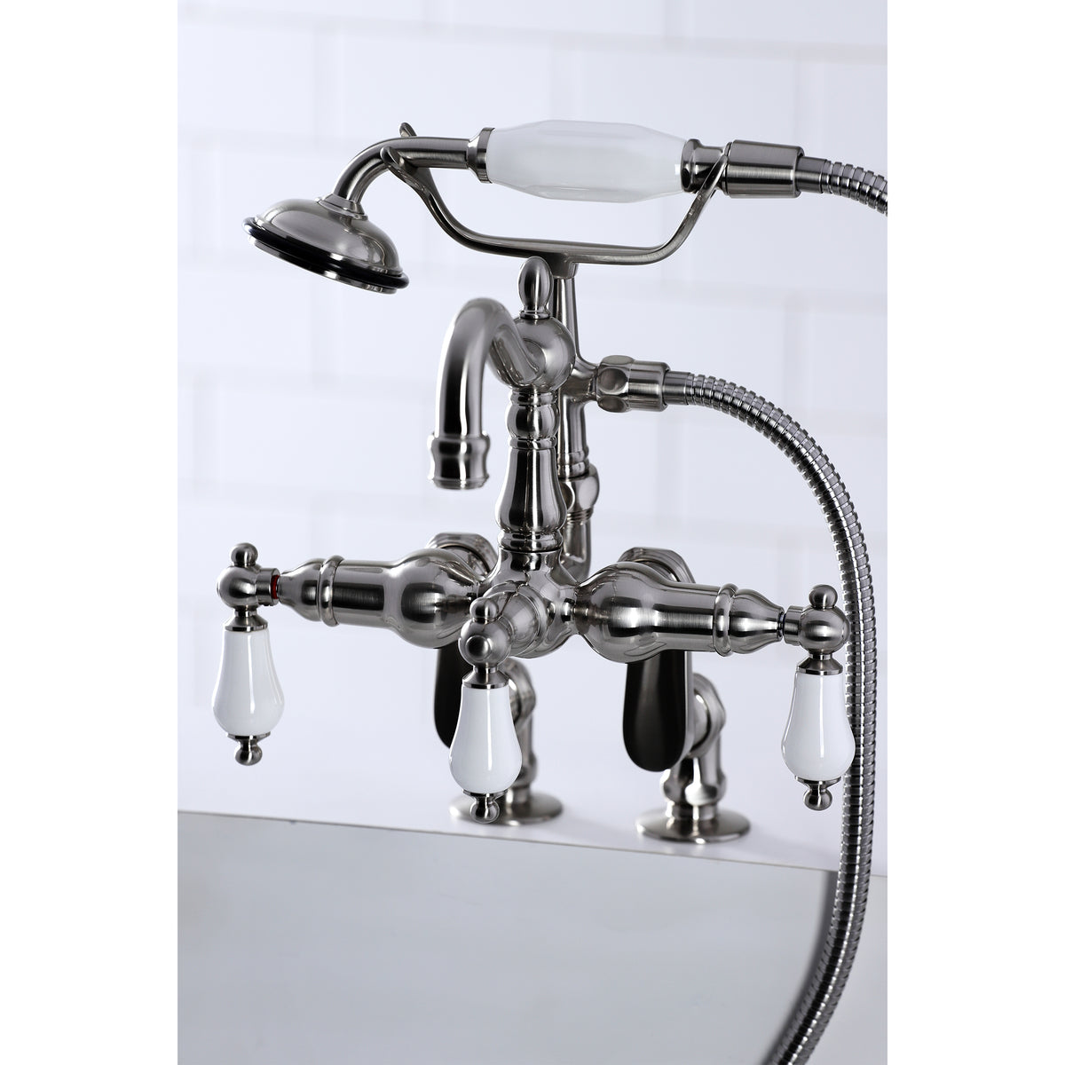 Vintage Clawfoot Tub Faucet with Hand Shower