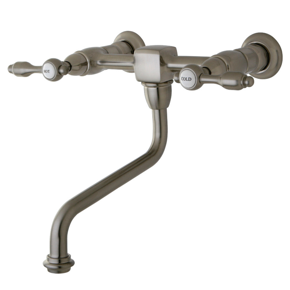 Kingston Brass KS1211TAL Tudor Wall Mount Bathroom Faucet