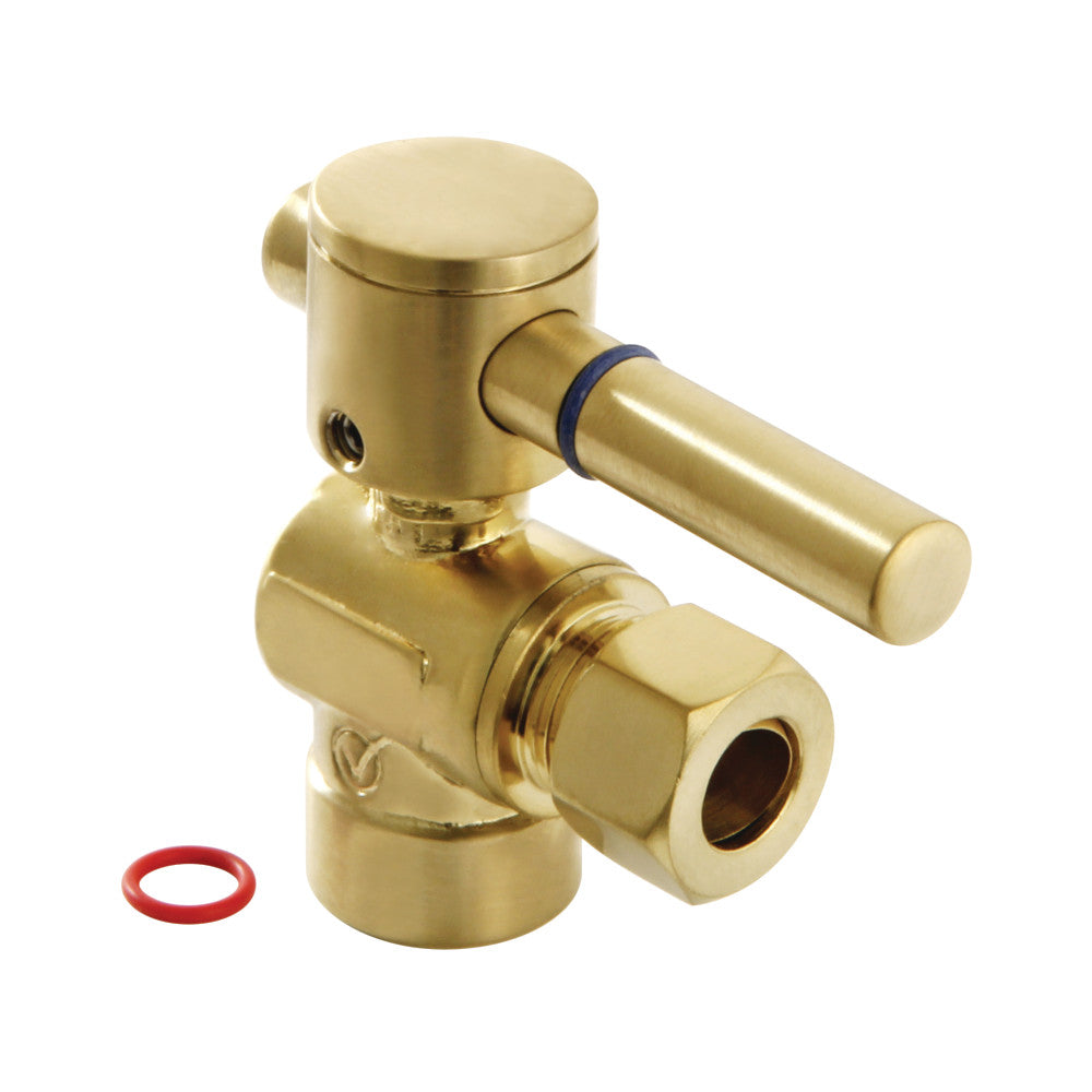 Kingston Brass Fauceture 1/2&quot; Sweat x 3/8&quot; OD Comp Angle Stop Valve