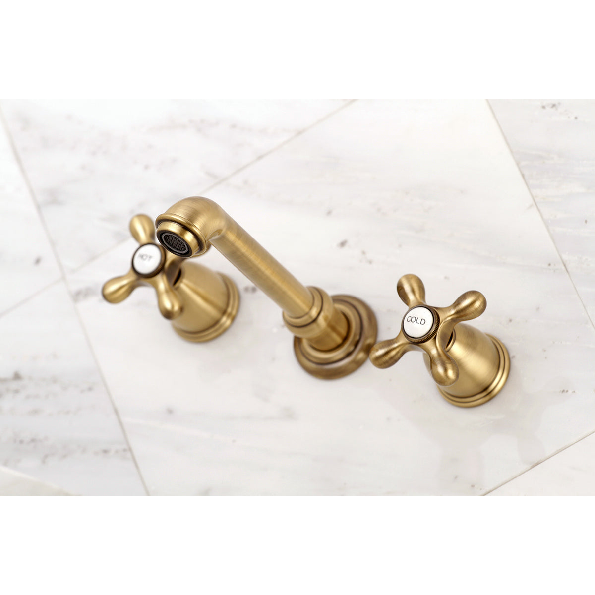 English Country Wall Mount Roman Tub Faucet