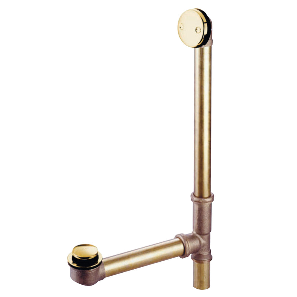 Kingston Brass 16&quot; Tub Waste with Overflow with Tip Toe Drain