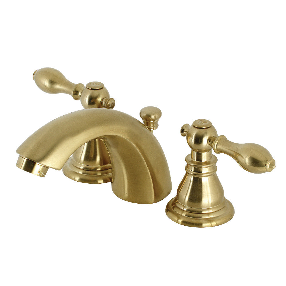 Kingston Brass KB958ACL American Classic Mini-Widespread Bathroom Faucet with Plastic Pop-Up