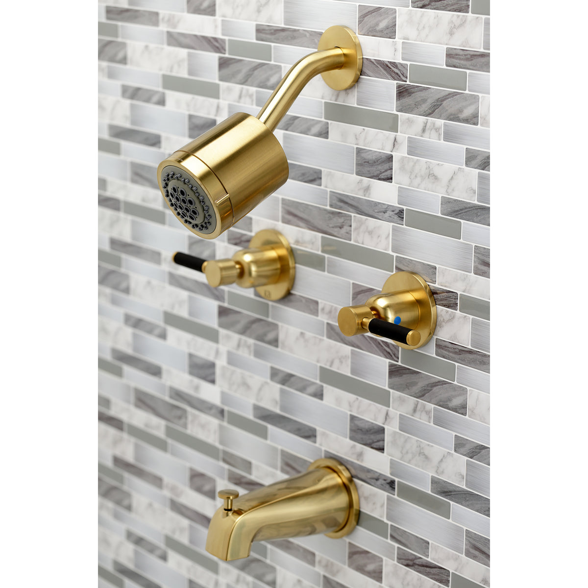 Kaiser Two-Handle Tub and Shower Faucet