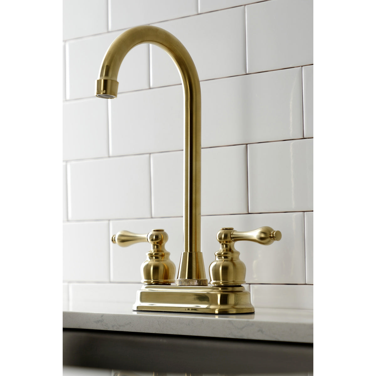 Kingston Brass KB497ALSB 4-Inch Bar Faucet