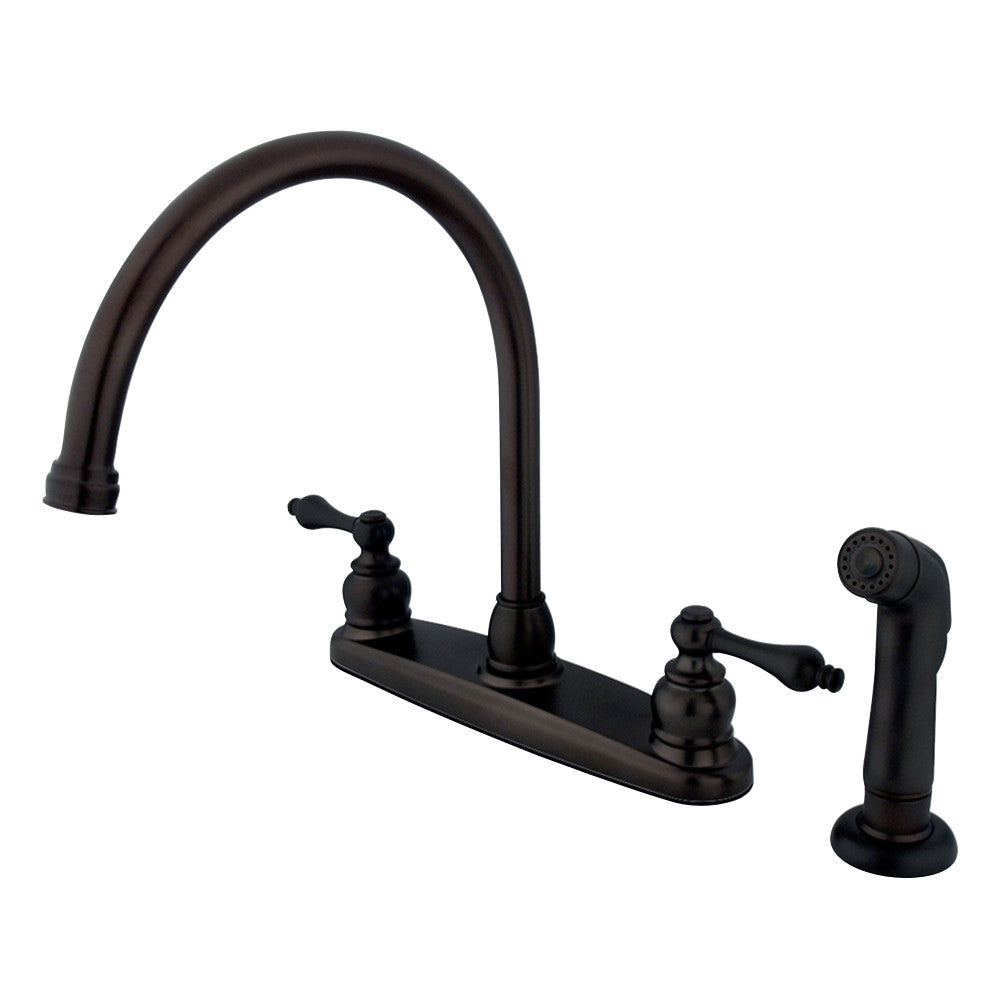 Kingston Brass KB726ALSP Vintage 8-Inch Centerset Kitchen Faucet