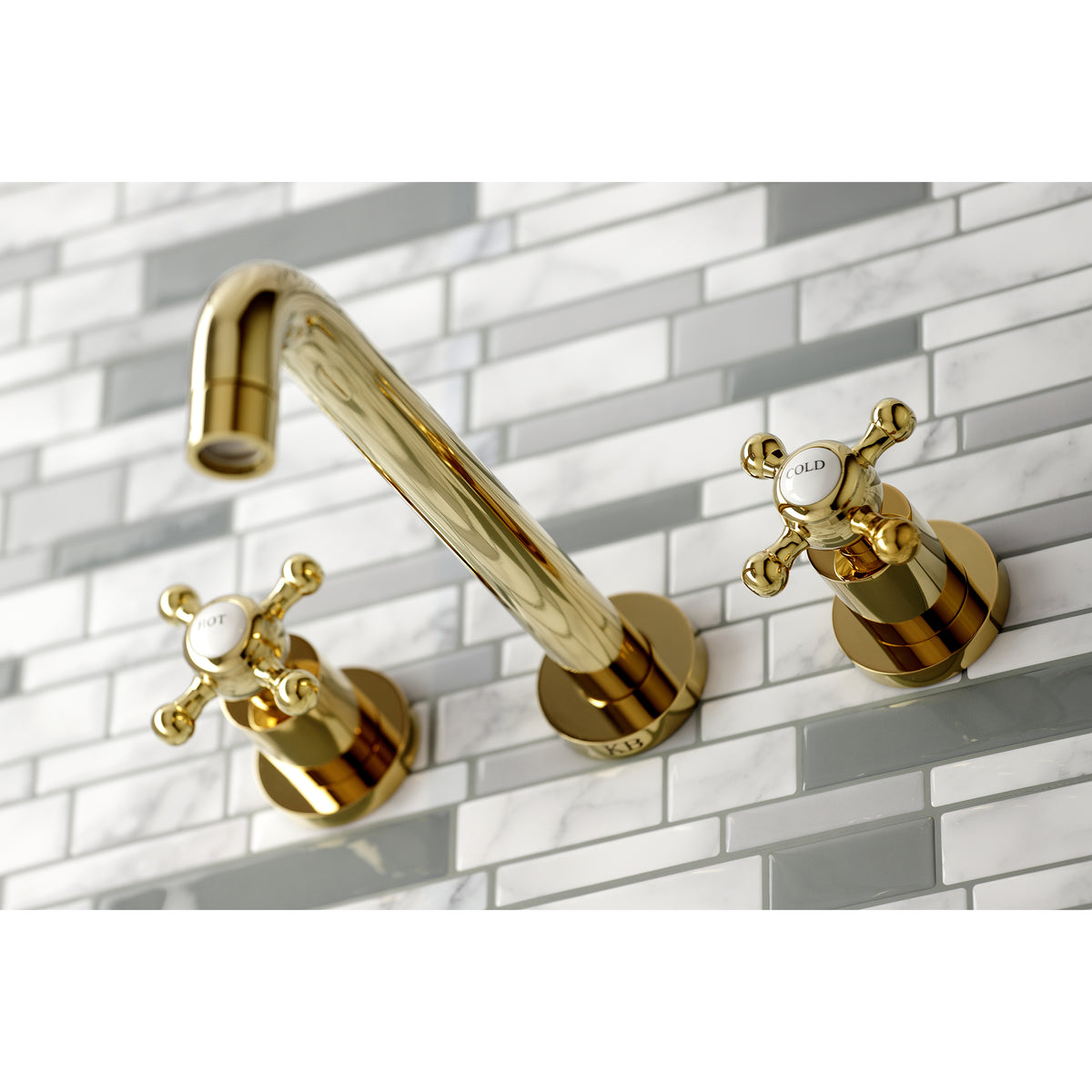 Metropolitan Two-Handle Wall Mount Tub Faucet