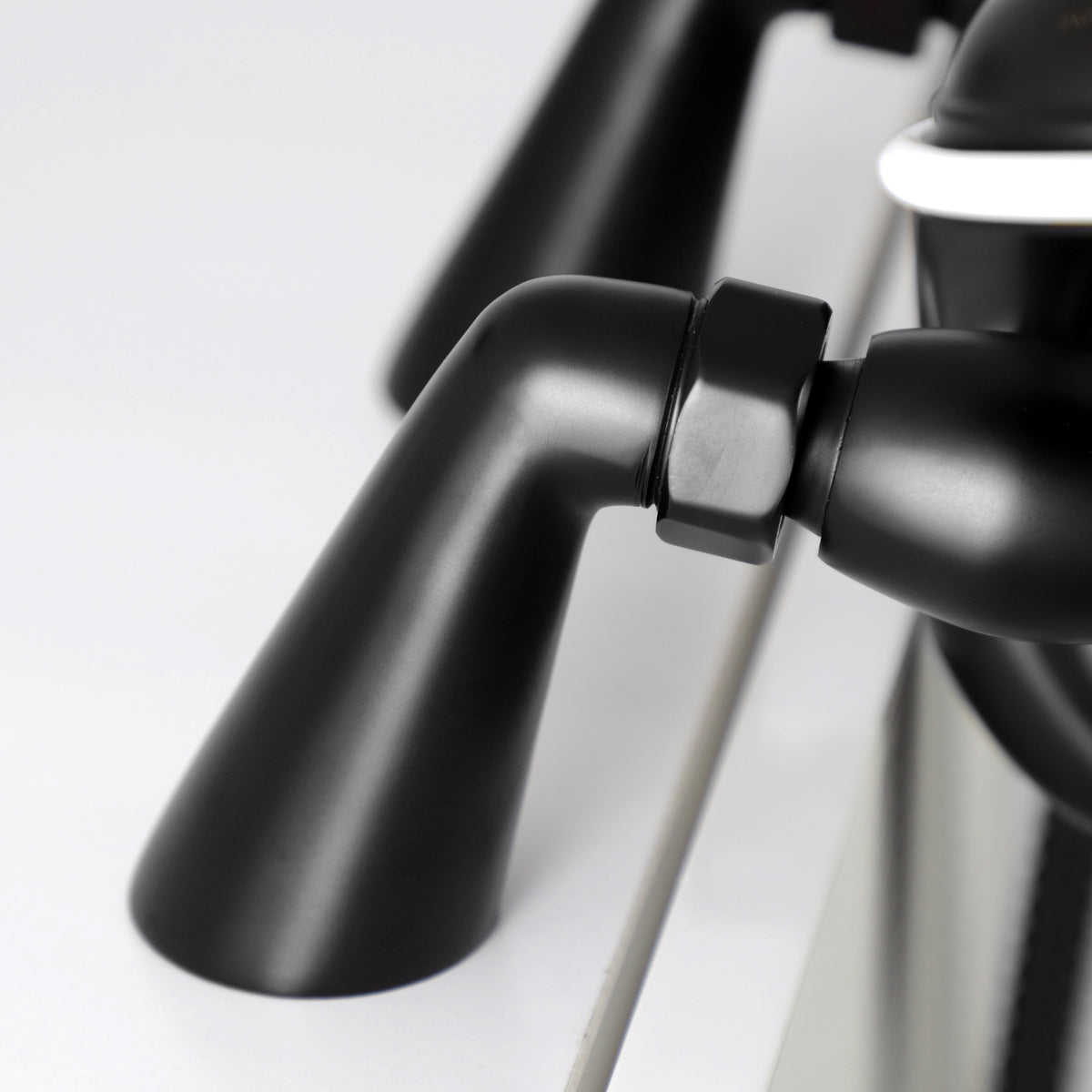 Kingston Deck Mount Clawfoot Tub Faucet with Hand Shower