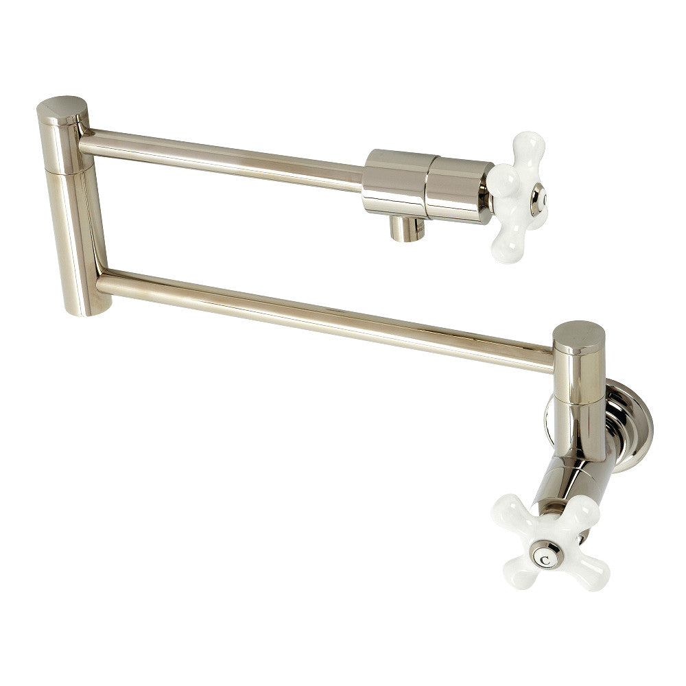 Kingston Brass KS4101PX Metropolitan Wall Mount Pot Filler