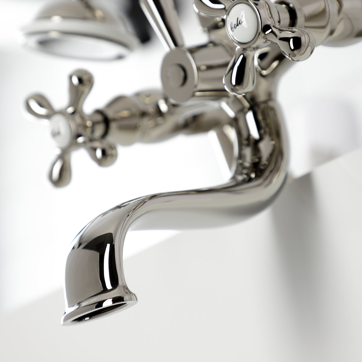 Kingston Deck Mount Clawfoot Tub Faucet with Hand Shower