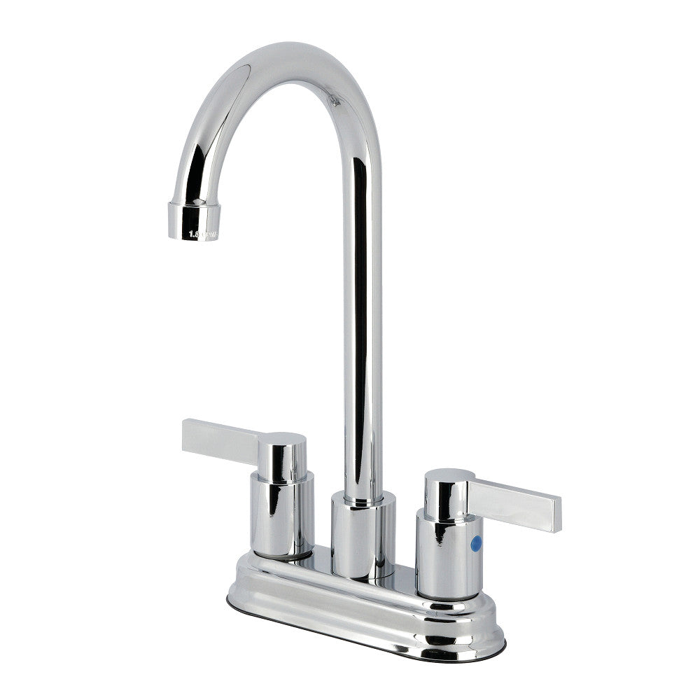 Kingston Brass KB8498NDL NuvoFusion 4&quot; Centerset Bar Faucet