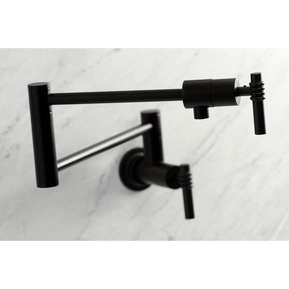 Kingston Brass KS4107ML Milano Wall Mount Pot Filler