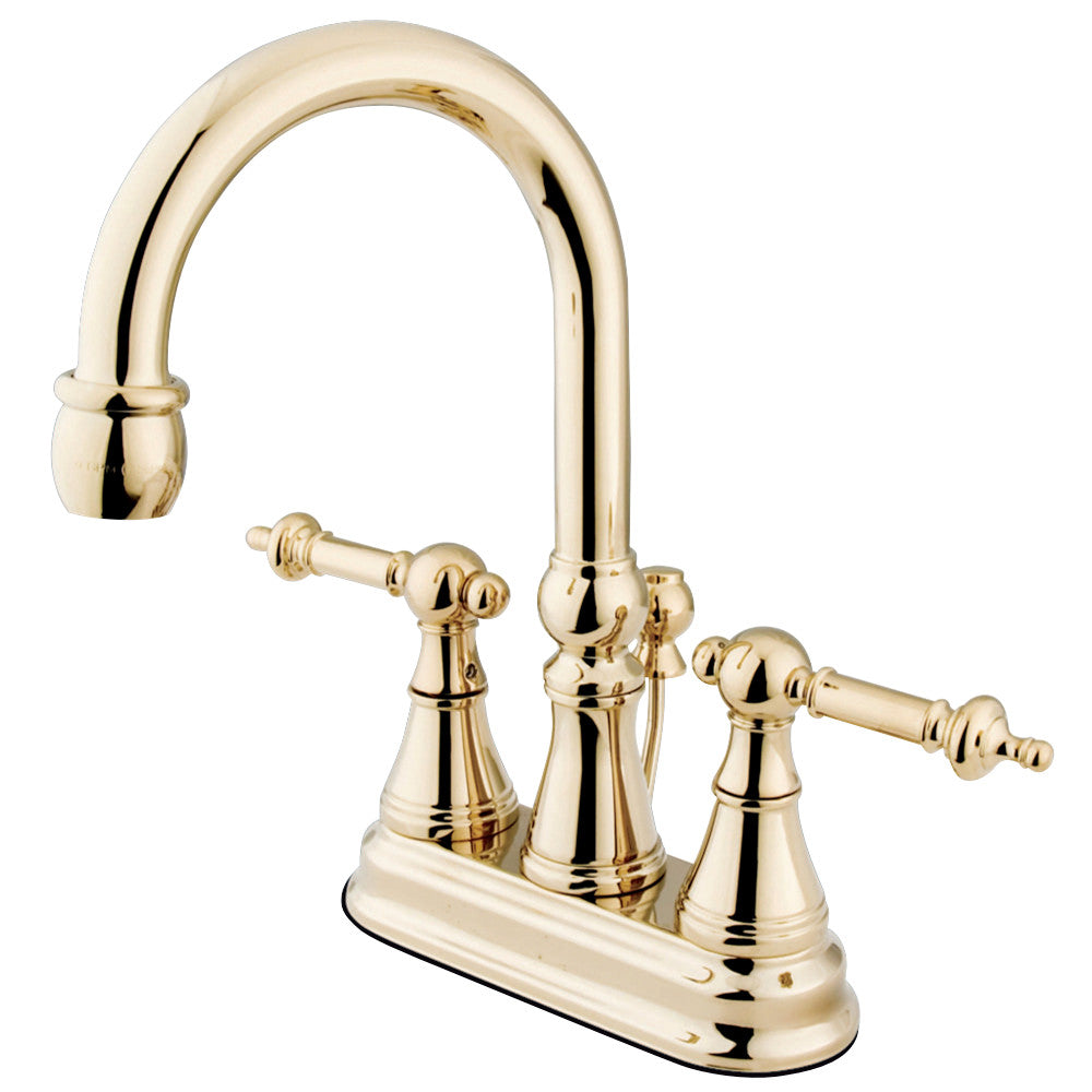 Kingston Brass KS2615TL Templeton 4 in. Centerset Bathroom Faucet