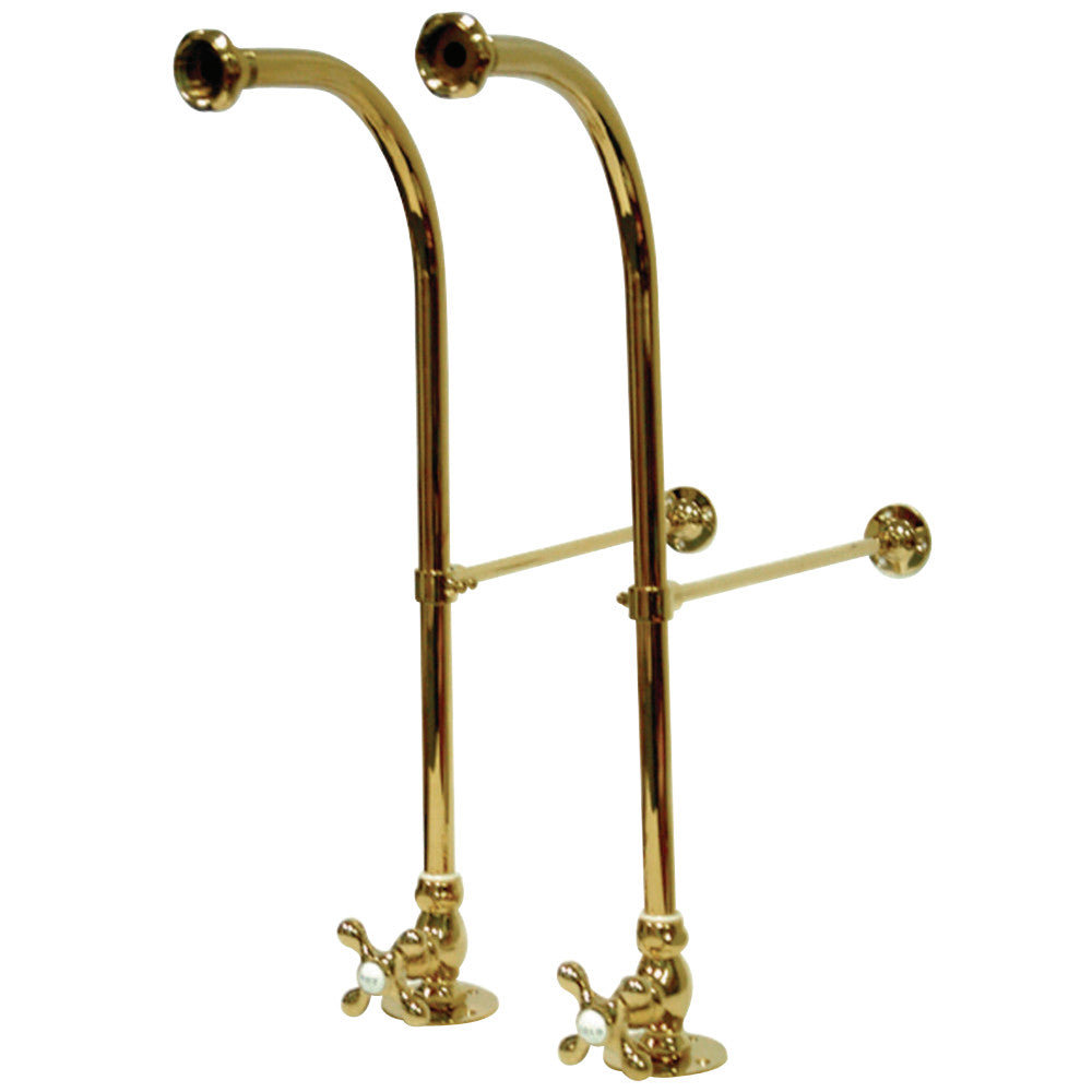 Kingston Brass Rigid Freestand Supplies with Stops