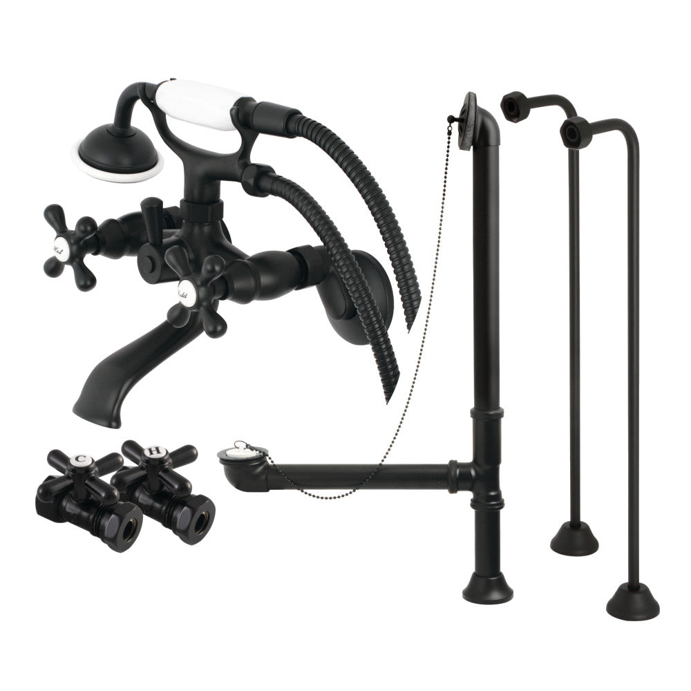 Vintage Wall Mount Clawfoot Faucet Package