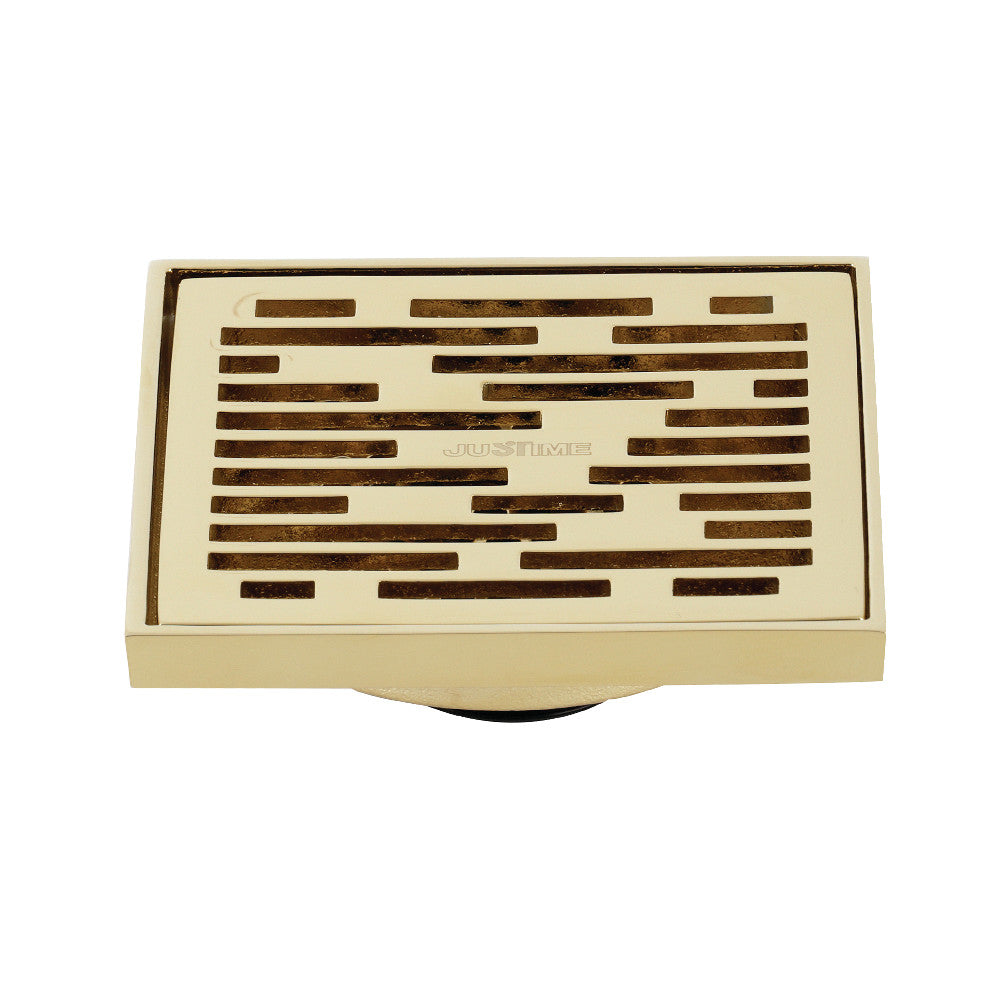 Kingston Brass Watercourse Transit 4&quot; Square Grid Shower Drain