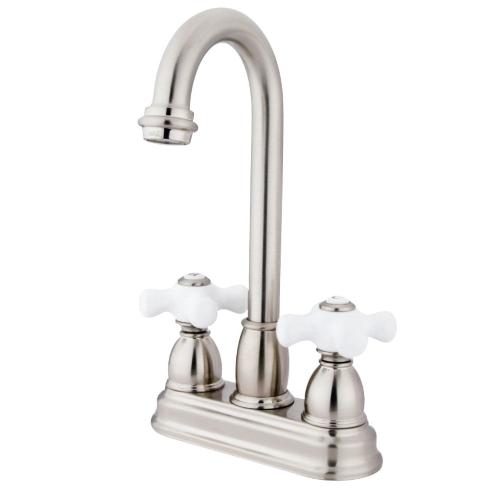 Kingston Brass KB3491PX Restoration 4&quot; Centerset Bar Faucet