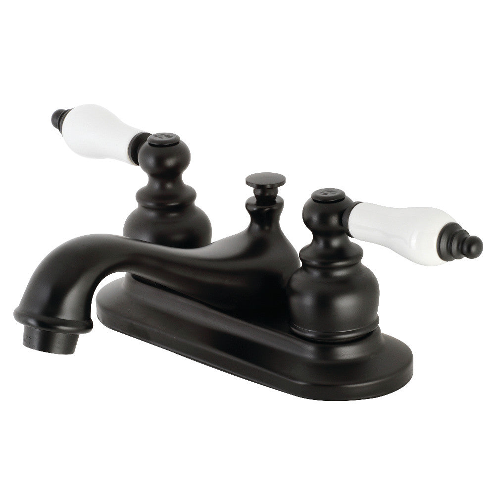 Kingston Brass KB606PL Restoration 4 in. Centerset Bathroom Faucet