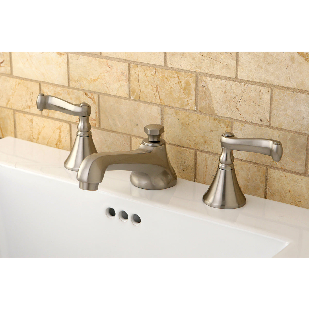 Kingston Brass KS4471FL 8 in. Widespread Bathroom Faucet
