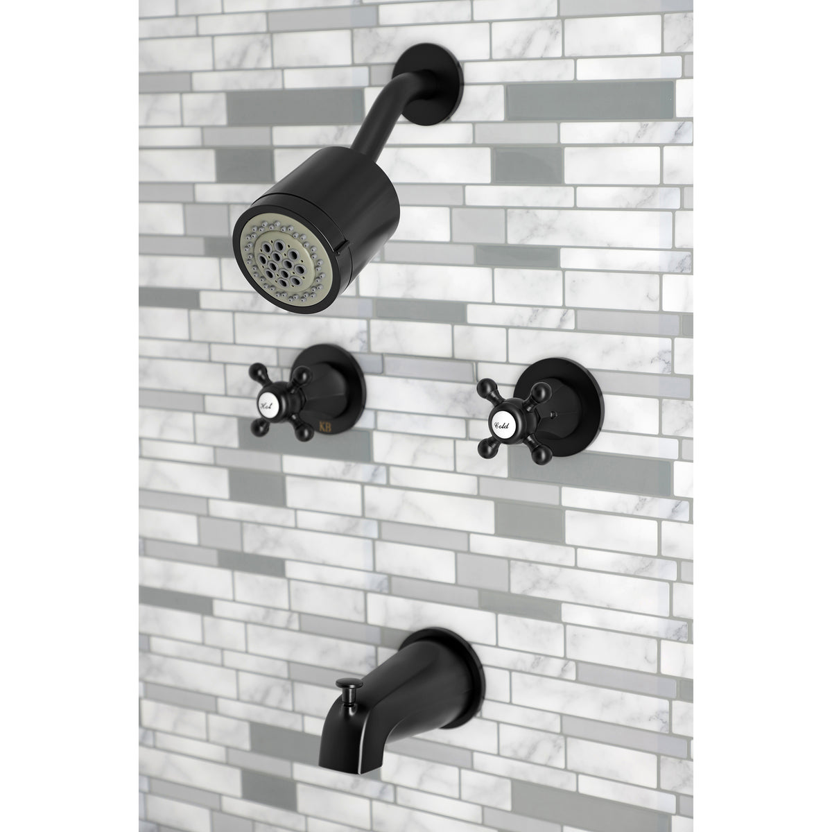 Metropolitan Two-Handle Tub and Shower Faucet