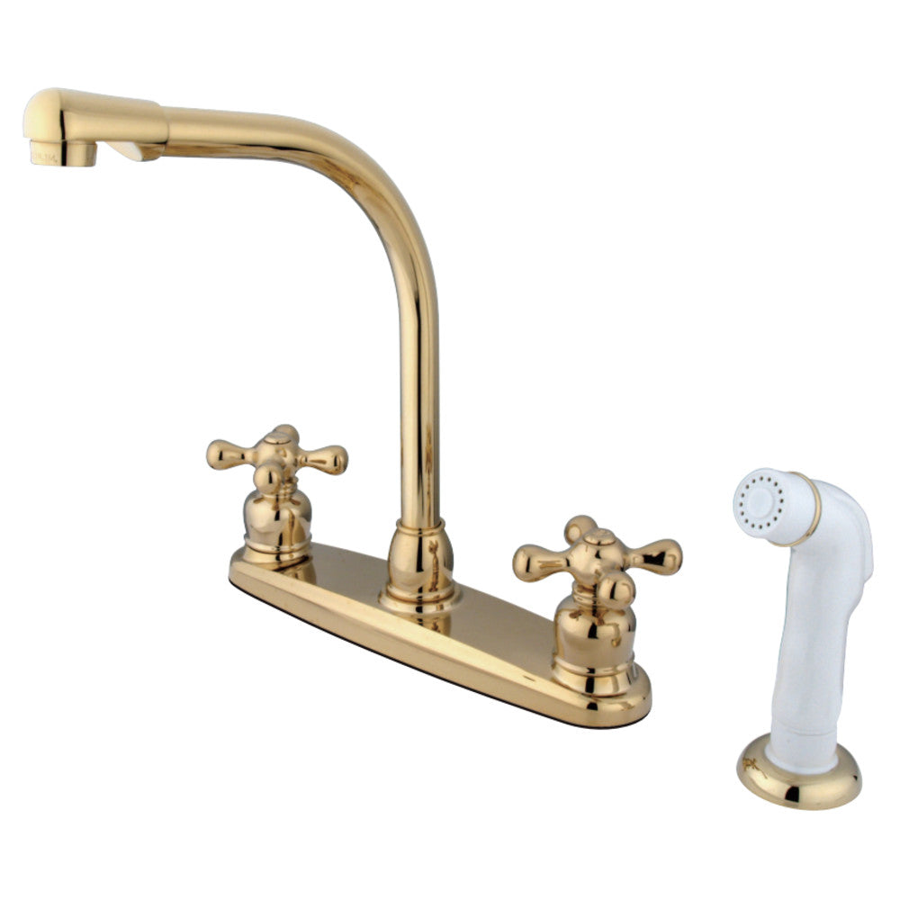 Kingston Brass KB712AX Victorian Centerset Kitchen Faucet