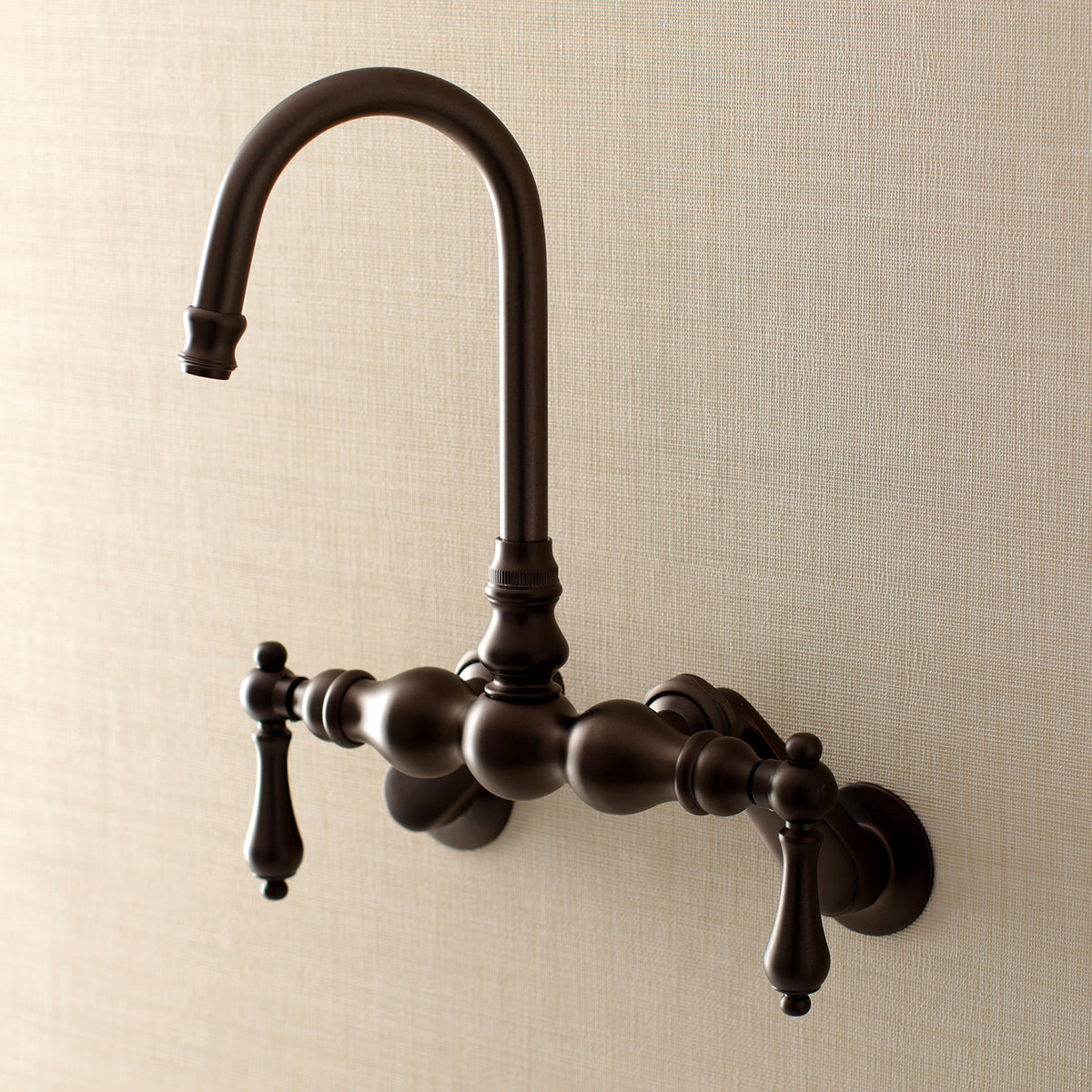 Aqua Vintage Adjustable Center Wall Mount Tub Faucet
