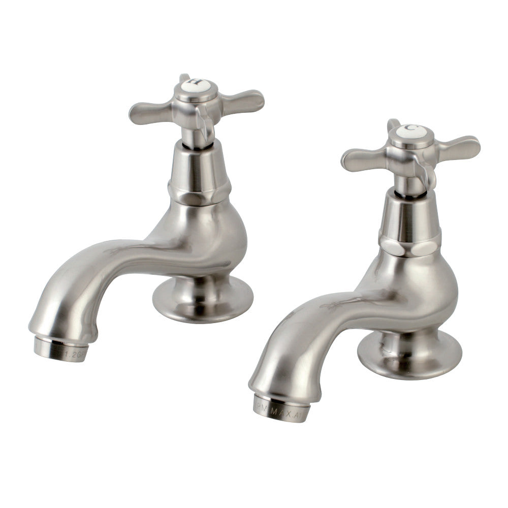 Kingston Brass KS1105BEX Basin Tap Faucet with Cross Handle