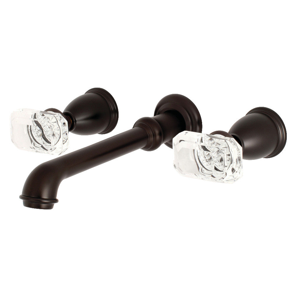 Krystal Onyx Wall Mount Roman Tub Faucet