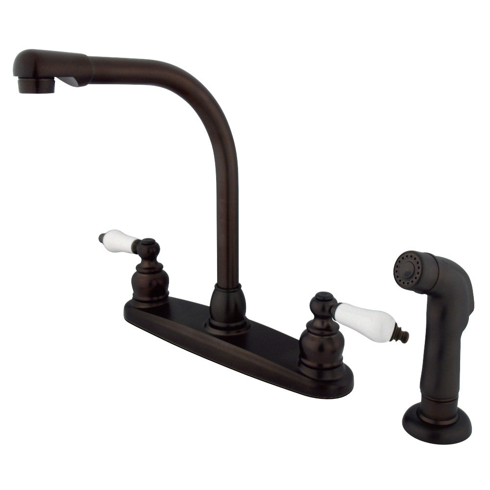 Kingston Brass KB718SP Victorian Centerset Kitchen Faucet