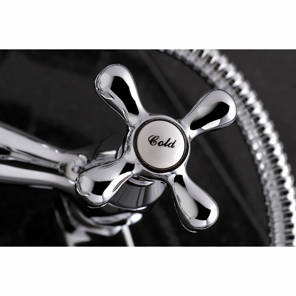 Kingston Wall Mount Clawfoot Tub Faucet with Hand Shower