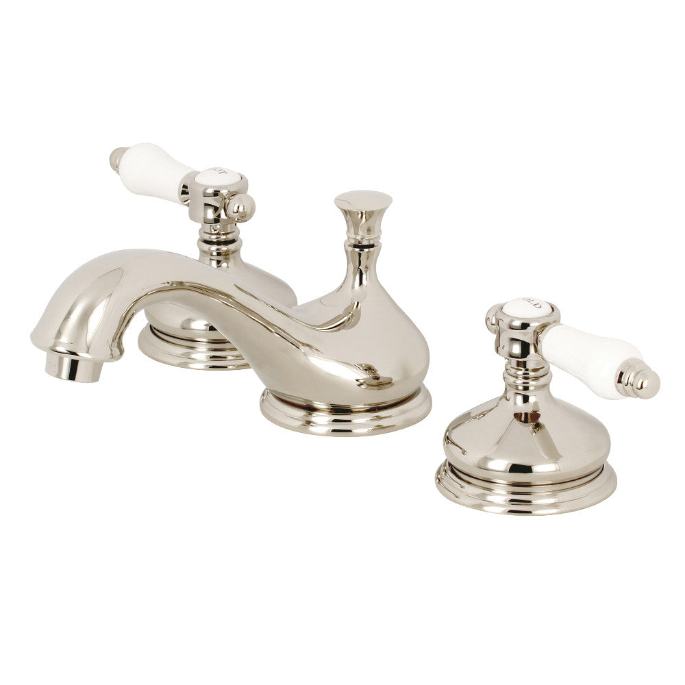Kingston Brass KS1166BPL 8 in. Widespread Bathroom Faucet