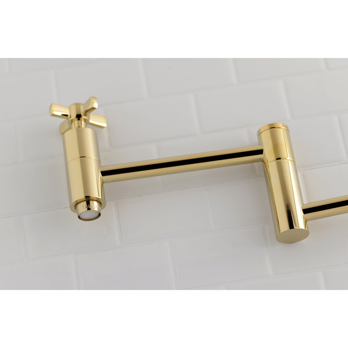 Kingston Brass KS8103ZX Millennium Wall Mount Pot Filler Kitchen Faucet